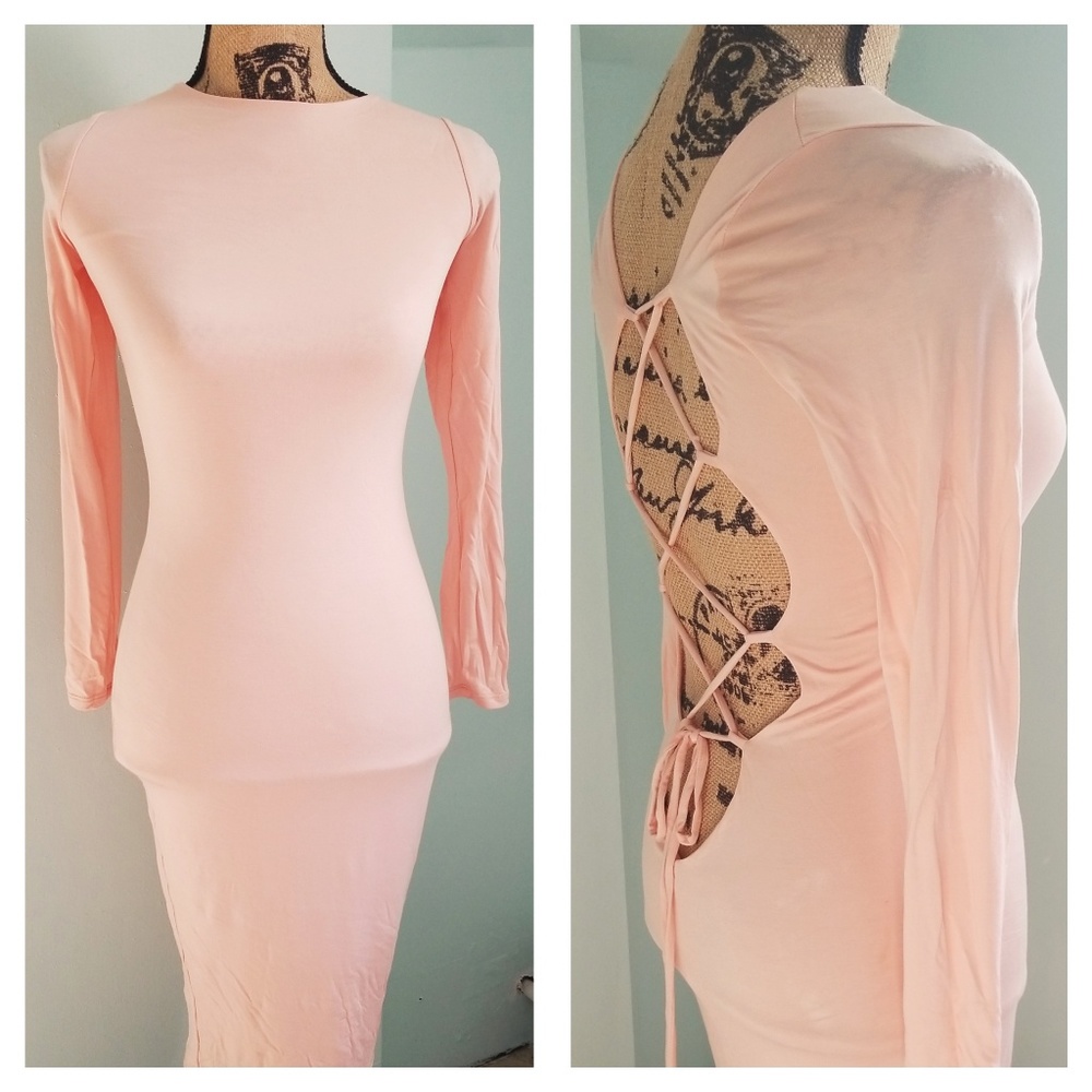 Naked Wardrobe Backless Dress